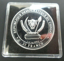 Load image into Gallery viewer, 2020 PREHISTORIC LIFE MAMENCHISAURUS Congo 1oz .999 BU silver QUAD CAPSULE
