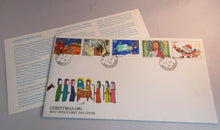 Load image into Gallery viewer, CHRISTMAS FDC A WONDERFUL SELECTION OF FIRST DAY COVERS VARIOUS YEARS TO CHOOSE
