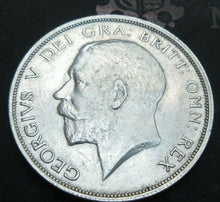 Load image into Gallery viewer, 1914 GEORGE V BARE HEAD FIRST COINAGE 1/2 CROWN SPINK 4011 CROWNED SHIELD Cc2
