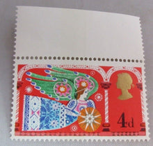 Load image into Gallery viewer, 1969 HERALD ANGEL 4d 5 X STAMPS MNH WITH EDGES &amp; CLEAR FRONTED STAMP HOLDER
