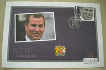 Load image into Gallery viewer, 2009 QE II&#39;S ROYAL GRANDCHILDREN - PETER PHILLIPS STAMP COVER/ 4 MNH STAMPS/INFO
