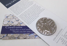 Load image into Gallery viewer, UK 2017 Royal Mint BUNC £5 FIVE POUND COIN KING CANUTE 1000 YEARS FROM CROWNING
