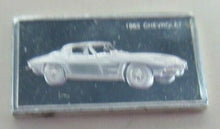 Load image into Gallery viewer, 1963 CHEVROLET 15mm X 10mm 1.60gram SILVER INGOT WITH INFORMATION SLIP
