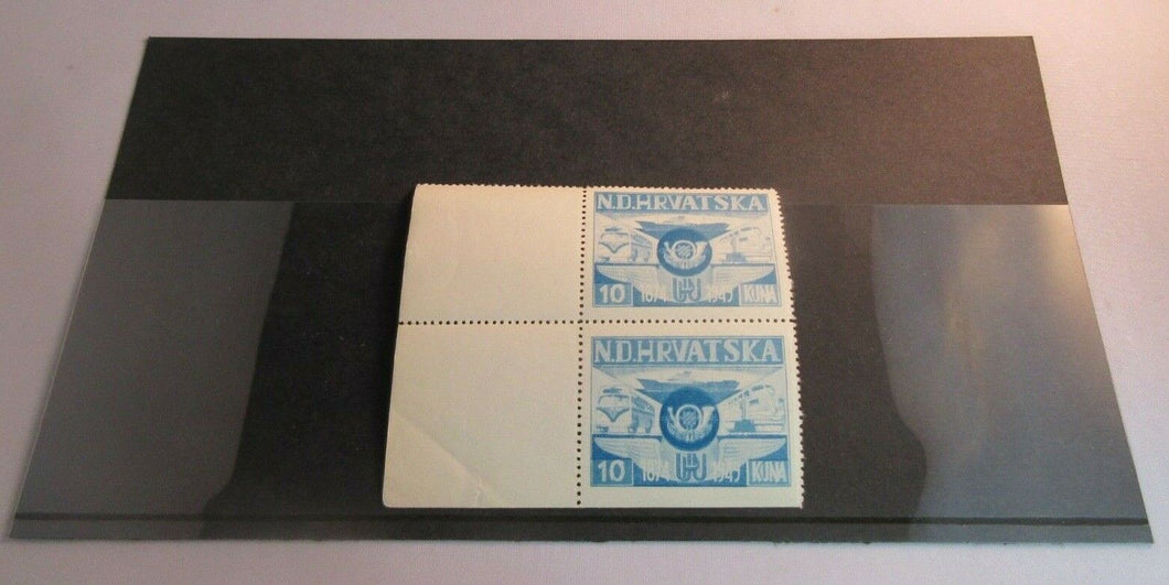 1949 Independent Croatia Government in Exile 75th Ann.of UPU Mint MNH StampS BL