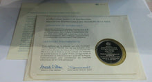 Load image into Gallery viewer, 1977 Czechoslovakia Folk Costume INT&#39;L Society of Postmasters Silver Proof Medal
