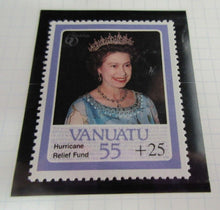 Load image into Gallery viewer, 1986 QUEEN ELIZABETH II 60TH BIRTHDAY  VANUATU STAMPS &amp; ALBUM SHEET
