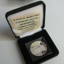 Load image into Gallery viewer, 1996 Steam Train EVENING STAR MARSHALL ISLANDS $50 Dollars Silver Proof Coin
