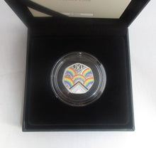 Load image into Gallery viewer, 50 Years of Pride LGBTQ+ 2022 Silver Proof Royal Mint Coloured 50p Coin Box/COA
