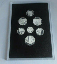 Load image into Gallery viewer, 2008 ROYAL SHIELD OF ARMS SILVER PROOF 7 COIN SET COA
