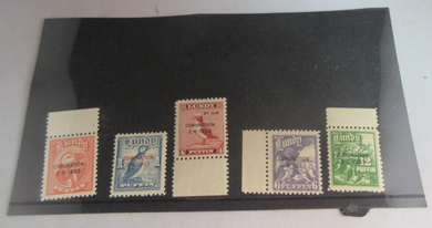 VARIOUS LUNDY ISLAND PUFFIN STAMPS MNH SOME WITH EDGES IN STAMP HOLDER
