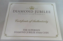 Load image into Gallery viewer, 2012 Diamond Jubilee Gold Plated Colour QE2 Portrait 2011 Cook Islands $5 &amp; Coa
