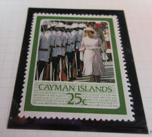 Load image into Gallery viewer, 1986 QUEEN ELIZABETH II 60TH BIRTHDAY CAYMAN ISLANDS STAMPS &amp; ALBUM SHEET
