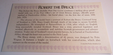Load image into Gallery viewer, 1974 GREAT BRITONS ROBERT THE BRUCE MEDALLIC 1ST DAY COVER S/PROOF MEDAL PNC

