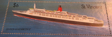 Load image into Gallery viewer, FAMOUS OCEAN LINERS OF THE WORLD QUEEN ELIZABETH 2 ST VINCENT $6 STAMP MNH
