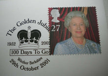 Load image into Gallery viewer, 1952-2002 THE QUEEN&#39;S GOLDEN JUBILEE, FALKLAND ISLAND BUNC 50p CROWN COIN PNC
