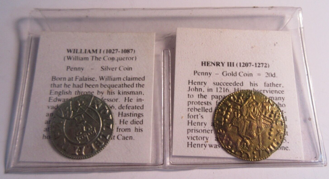 WILLIAM I PENNY & HENRY III PENNY RE-STRIKES