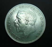 Load image into Gallery viewer, 1935 GEORGE V BARE HEAD COINAGE HALF 1/2 CROWN SPINK 4037 CROWNED SHIELD Cc2
