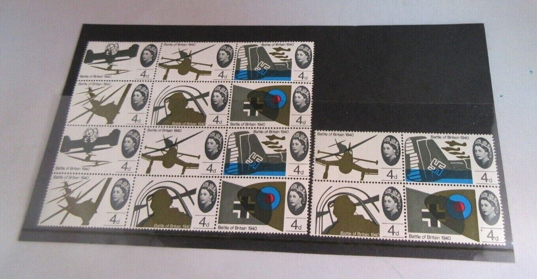 1965 QEII BATTLE OF BRITAIN 1940 4d 16 x PRE DECIMAL STAMPS MNH IN STAMP HOLDER