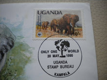 Load image into Gallery viewer, 1986 OFFICIAL WWF AFRICAN ELEPHANT MEDAL FIRST DAY COVER PNC
