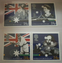 Load image into Gallery viewer, HERITAGE IN STAMPS JOINT STAMP ISSUE AUSTRALIA &amp; BRITAIN 8 MNH STAMPS AND BOOK
