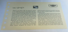 Load image into Gallery viewer, 1967 JENSEN 15mm X 10mm 1.60gram SILVER INGOT WITH INFORMATION SLIP
