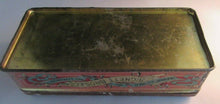 Load image into Gallery viewer, 1886 HIGNETT BROS &amp; CO GOLDEN BUTTERFLY VERY RARE TIN INTERNATIONAL HEALTH EXPO
