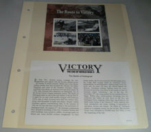 Load image into Gallery viewer, THE ROUTE TO VICTORY THE BATTLE OF STALINGRAD STAMPS MNH &amp; INFORMATION CARD
