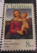 Load image into Gallery viewer, USA CHRISTMAS  11 X STAMPS MNH IN A CLEAR FRONTED STAMP HOLDER
