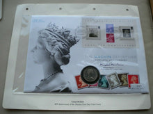 Load image into Gallery viewer, 1911-1999 THE MACHIN DEFINITIVES 40TH ANNIVERSARY 50P FIRST DAY COIN COVER PNC
