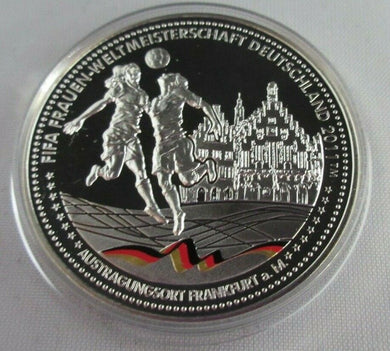 FIFA WOMENS WORLD CUP GERMANY 2011 36mm AUSTRAGUNGSORT FRANKFURT S/PROOF MEDAL