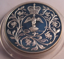 Load image into Gallery viewer, 1952-1977 COMMEMORATING THE ROYAL SILVER JUBILEE QEII - 1977 CROWN COIN BOXED
