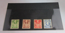 Load image into Gallery viewer, KING GEORGE VI PRE DECIMAL STAMPS - 4 X LARGE STAMPS USED &amp; STAMP HOLDER
