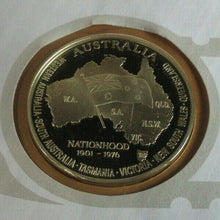 Load image into Gallery viewer, 1976 Australia Nationhood INT&#39;L Society of Postmasters Silver Proof Medal PNC
