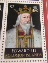 Load image into Gallery viewer, EDWARD III HISTORY OF THE MONARCHY PNC, FIRST DAY COVER,STAMPS &amp; INFORMATION SET
