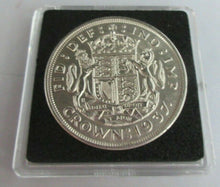 Load image into Gallery viewer, 1937 KING GEORGE VI SILVER BUNC CROWN WITH QUADRANT CAPSULE &amp; BOX
