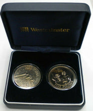 Load image into Gallery viewer, QUEEN ELIZABETH II 80TH BIRTHDAY FIVE POUND PAIR 2 2006 £5 COINS IN BOX WITH COA
