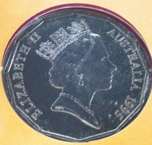 Load image into Gallery viewer, 1995 SIR EDWARD WEARY DUNLOP 50C ROYAL AUSTRALIA MINT COIN COVER PNC &amp; COA
