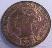 Load image into Gallery viewer, 1893 CANADA ONE CENT COIN MS63-64 PRESENTED IN CLEAR FLIP
