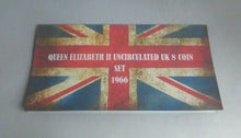 Load image into Gallery viewer, 1966 QUEEN ELIZABETH II PRE DECIMAL 8 COIN SET IN HARD CASE &amp; ROYAL MINT BOOK 00
