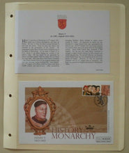 Load image into Gallery viewer, 2008 HISTORY OF THE MONARCHY HENRY V COMMEMORATIVE STAMP COVER
