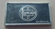 Load image into Gallery viewer, 1924 LANCIA 15mm X 10mm 1.60gram SILVER INGOT WITH INFORMATION SLIP
