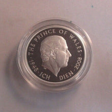 Load image into Gallery viewer, 2008 King Charles III Prince of Wales Silver Proof Piefort £5 Coin Box/COA
