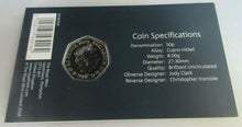 Load image into Gallery viewer, 2019 I STRUCK THIS COIN THE ROYAL MINT EXPERIENCE BU 50P IN ROYAL MINT PACK/BAG
