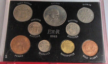 Load image into Gallery viewer, 1965 UK QEII COINAGE OF GREAT BRITAIN UNCIRCULATED 9 COIN PRE-DECIMAL SET
