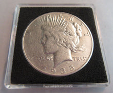 Load image into Gallery viewer, 1935 SILVER PEACE DOLLAR .900 $1 UNC PHILADELPHIA MINT BOX &amp; COA
