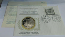 Load image into Gallery viewer, 1977 Rio De Janeiro Railroad INT&#39;L Society of Postmasters Silver Proof Medal
