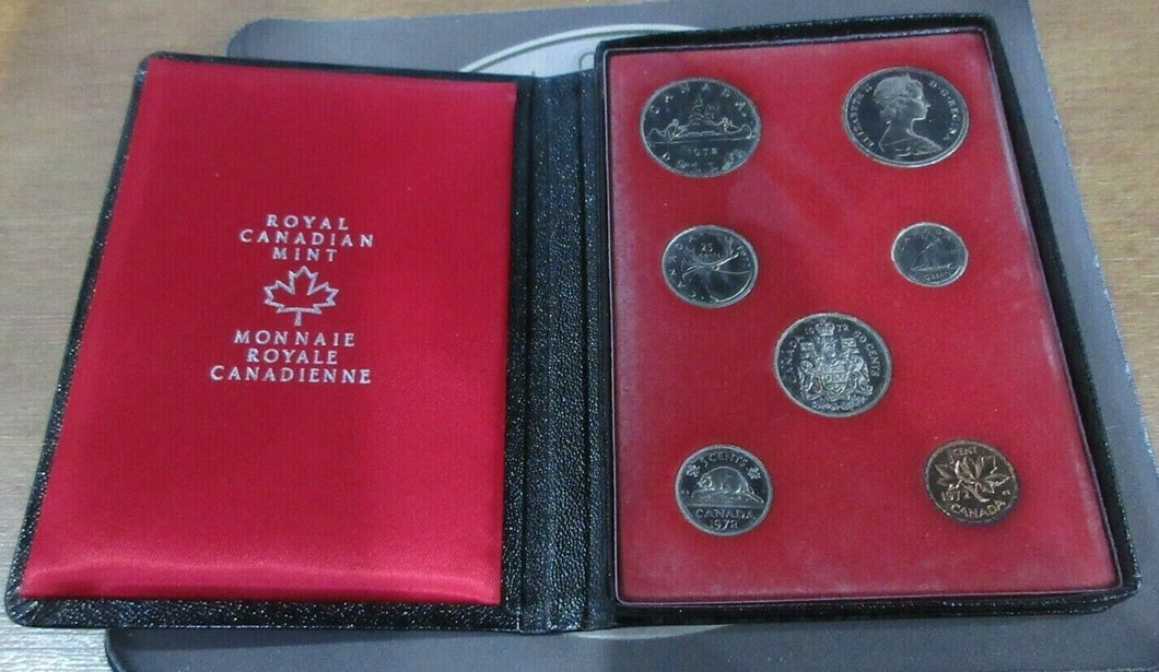 1971 - 1991 Canadian 7 Coin Proof Year Sets in Original Boxes Multi-Listing