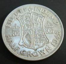 Load image into Gallery viewer, 1946 KING GEORGE VI BARE HEAD 1 SILVER HALF CROWN ref SPINK 4080 A1
