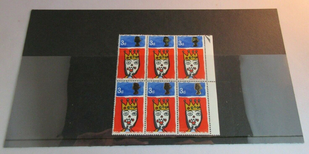 1966 CHRISTMAS CHILDRENS PAINTINGS KING OF THE ORIENT 3d 6 STAMPS MNH