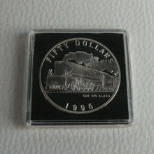 Load image into Gallery viewer, 1996 Steam Train SAR 520 CLASS MARSHALL ISLANDS $50 Dollars Silver Proof Coin
